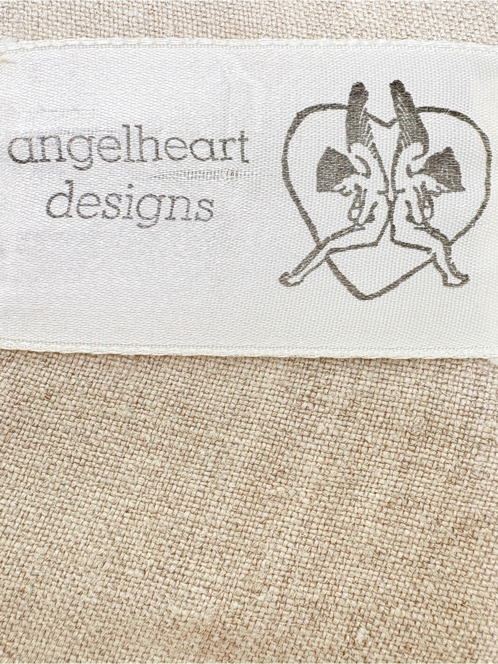 Vtg Angelheart Designs FLAX 100% Linen Oversized Lagom Blazer Lagenlook USA L - Picture 9 of 10